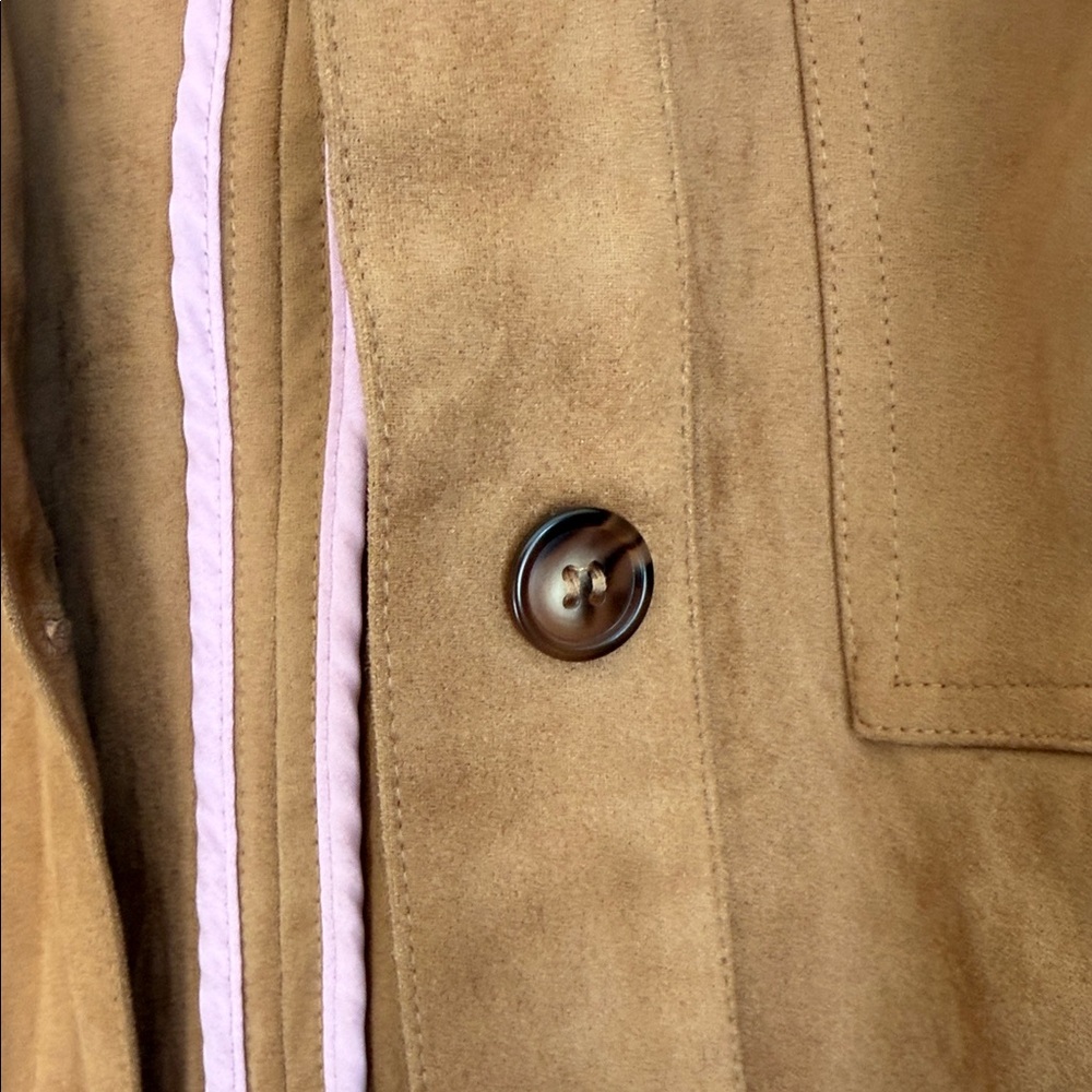 NWOT - Kut from the Kloth Matilda Crop Faux Suede Trucker Jacket - Picture 8 of 12